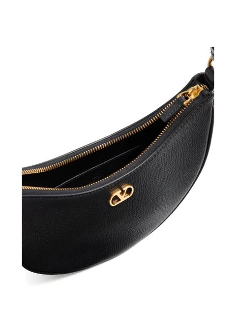 Valentino Garavani Hobo logo mini bag - Black