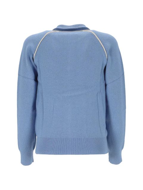 MARANT ÉTOILE Lanya zip-up cardigan - Blue - zdjęcie produktu nr 2