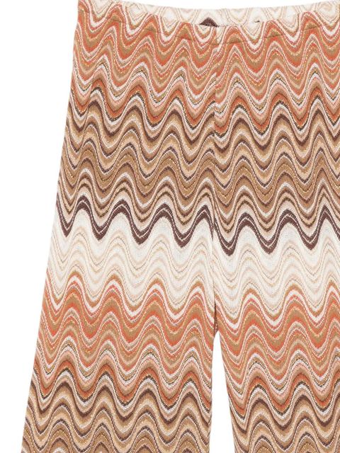 MC2 Saint Barth Amalia zigzag-pattern trousers - Neutrals