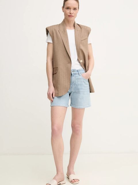 Pepe Jeans szorty jeansowe FITTED SHORT HW MARY - zdjęcie produktu nr 1