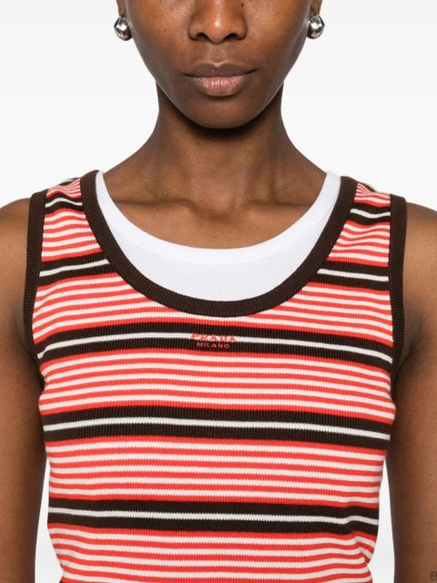 Prada striped top - Red