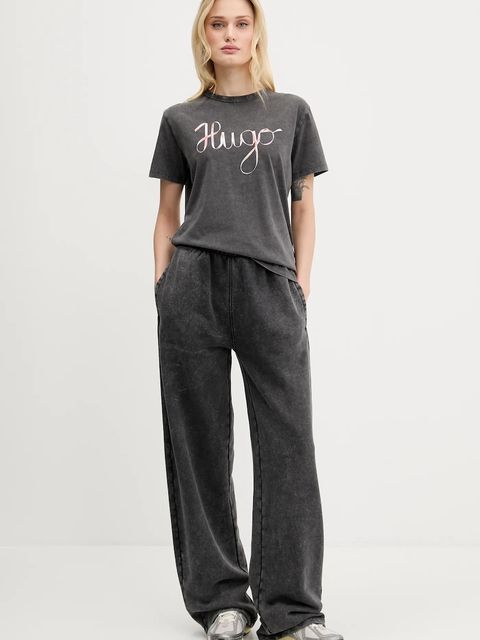 HUGO t-shirt bawełniany Damacia_5 - zdjęcie produktu nr 2