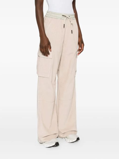 Moncler Grenoble corduroy cargo trousers - Neutrals