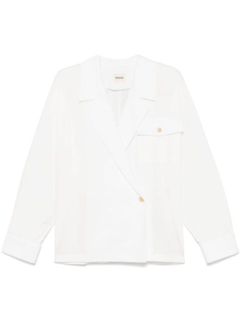 KHAITE Garth shirt - White - zdjęcie produktu nr 1