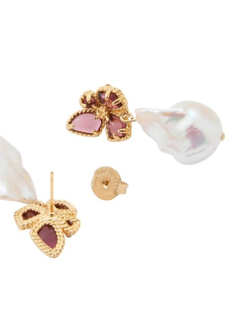 ZIMMERMANN Bloom baroque-pearl drop earrings - Gold