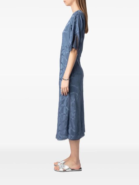 Zadig&Voltaire Rey midi dress - Blue