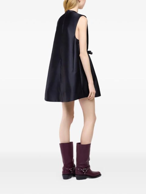 Rabanne bow mini dress - Black