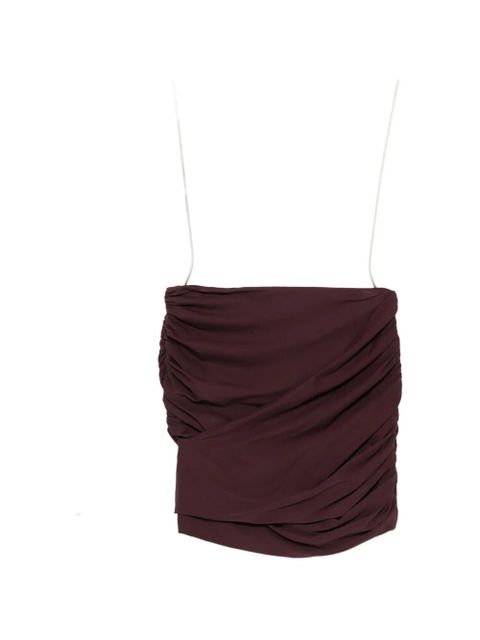 Magda Butrym ruched knotted swim skirt - Red - zdjęcie produktu nr 2