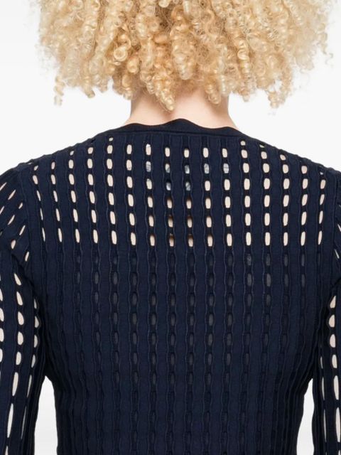 Simkhai cut-out ribbed sweater - Blue