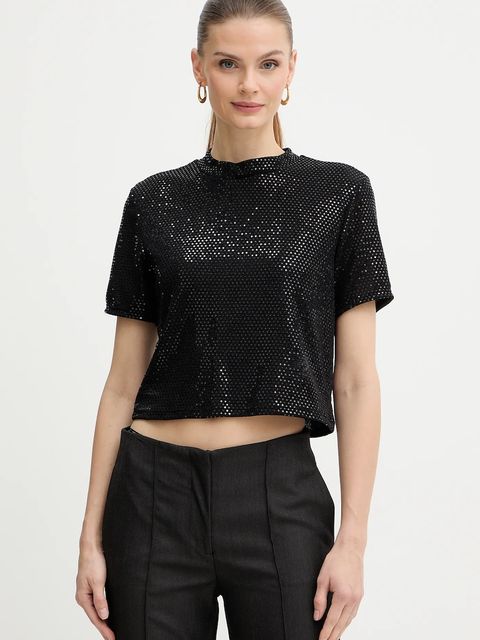 Morgan t-shirt damski kolor czarny DOLIVIA - zdjęcie produktu nr 1