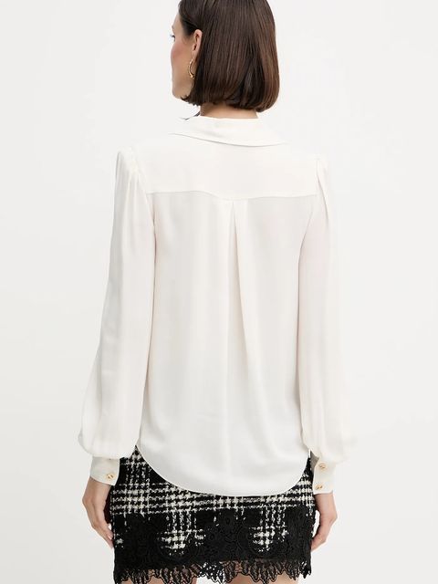 Twinset bluzka damska kolor beżowy gładka 252TP2291