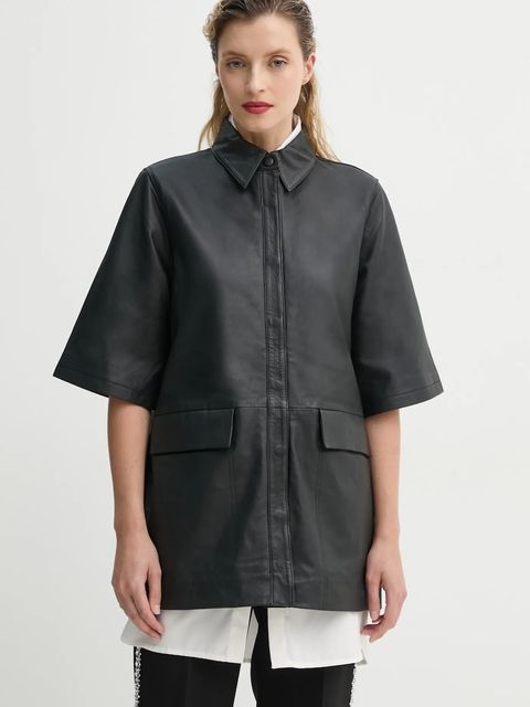 Bruuns Bazaar kurtka skórzana - zdjęcie produktu nr 1