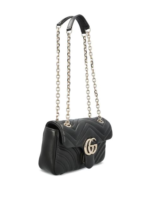 Gucci small GG Marmont shoulder bag - Black - zdjęcie produktu nr 2