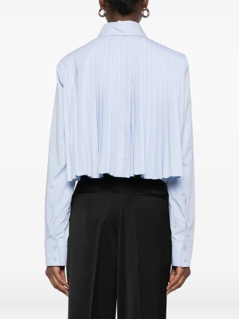 Sportmax pocket crop shirt - Blue