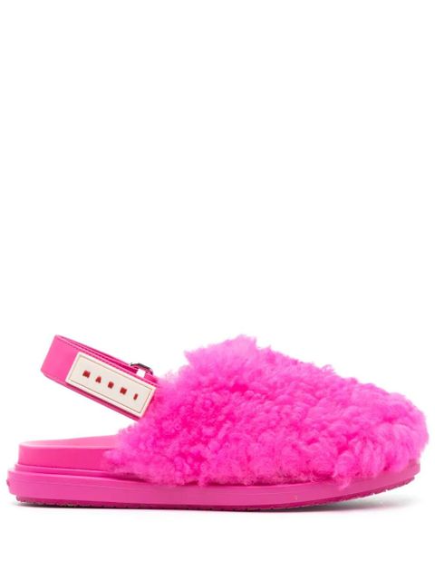 Marni calf-hair mules - Pink - zdjęcie produktu nr 1