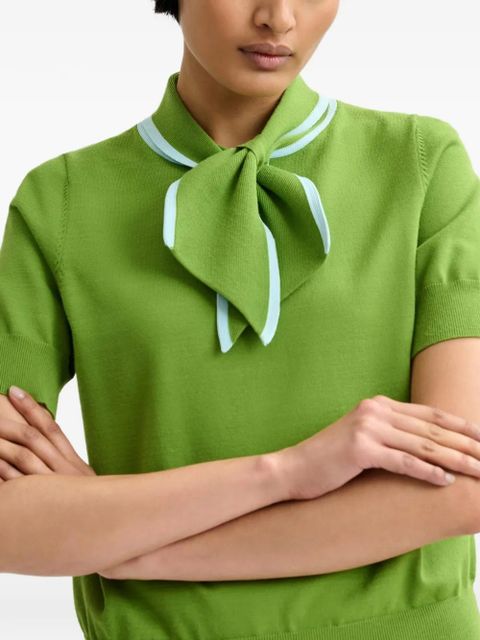 Essentiel Antwerp Jonda short-sleeve top - Green - zdjęcie produktu nr 2