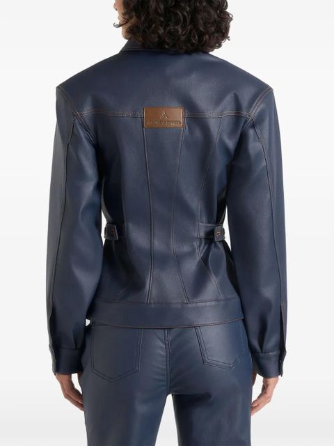 Manière De Voir Karla fitted jacket - Blue