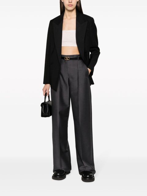 Valentino Garavani Crepe Couture tailored trousers - Grey