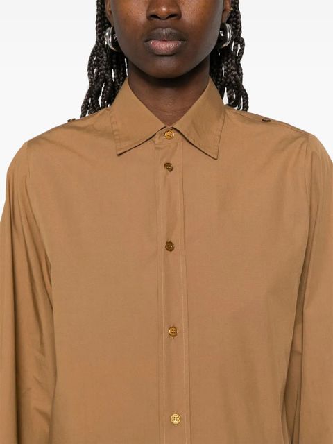 MM6 Maison Margiela cotton shirt - Brown