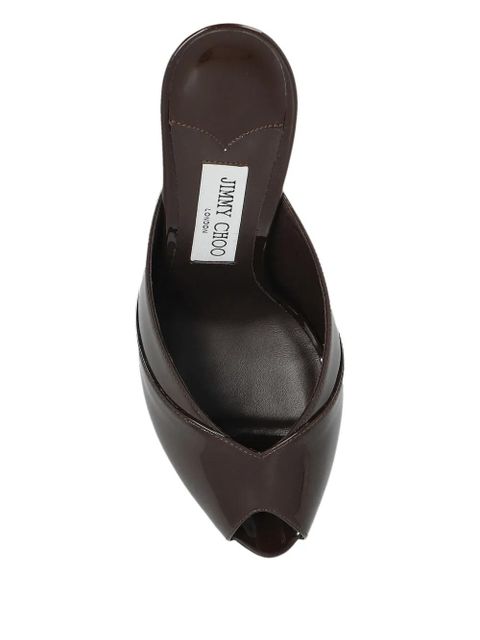 Jimmy Choo Brigitte leather sandals - Brown - zdjęcie produktu nr 2