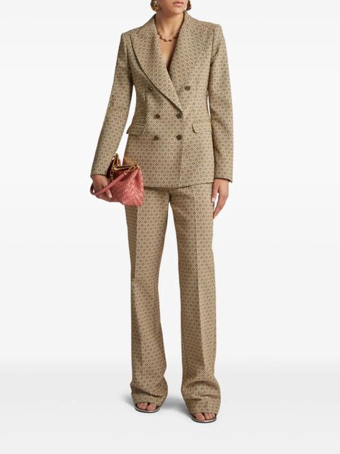 ETRO jacquard blazer - Neutrals