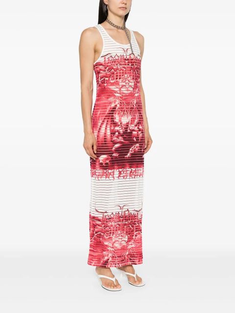 Jean Paul Gaultier The Red Diablo maxi dress - White