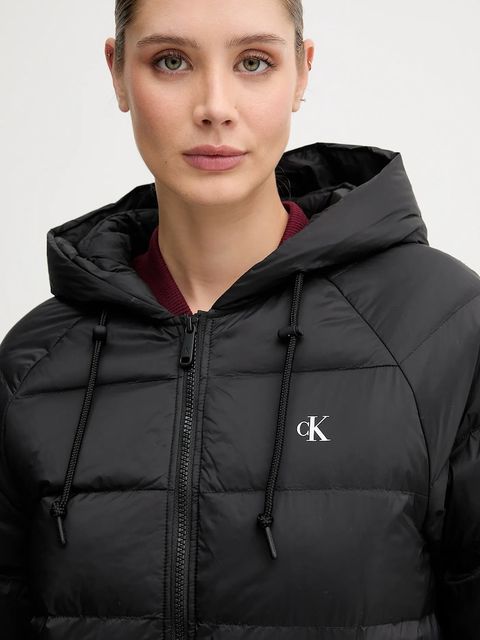 Calvin Klein Jeans kurtka kolor czarny przejściowa LV047C523G