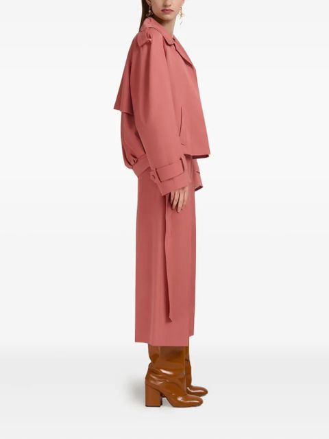 Marni virgin-wool high-waisted tailored trousers - Pink