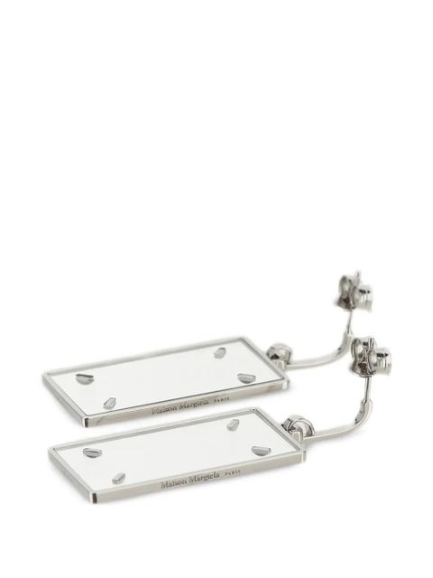Maison Margiela Four Stitches pendant earrings - Silver - zdjęcie produktu nr 2