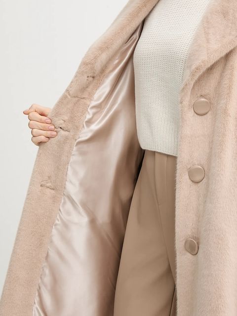 Joseph Ribkoff płaszcz kolor beżowy 243902F25