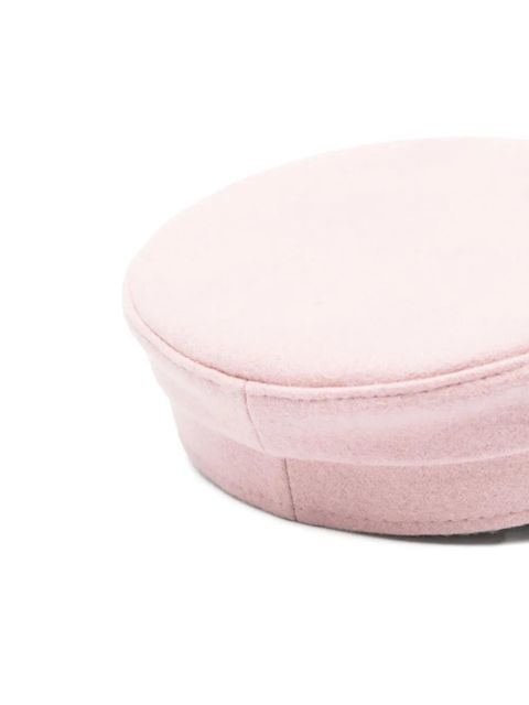 Ruslan Baginskiy embroidered-logo beret - Pink - zdjęcie produktu nr 2