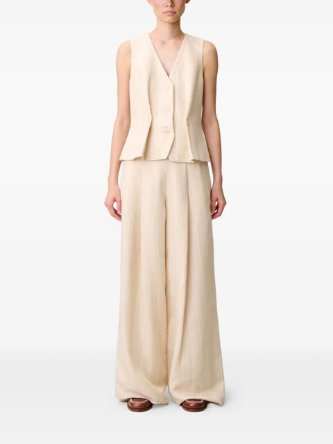 Claudie Pierlot V-neck waistcoat - Neutrals - zdjęcie produktu nr 2