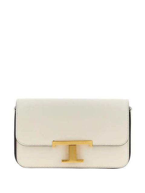 Tod's mini T-Timeless flap crossbody bag - Neutrals