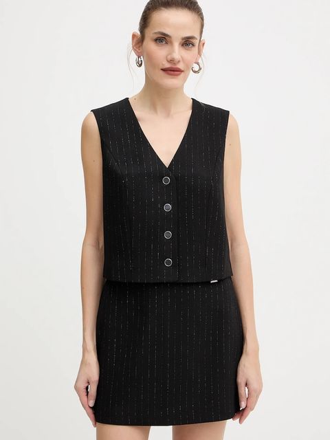 Guess kamizelka ZANITA kolor czarny jednorzędowa W5BH52 W2422 - zdjęcie produktu nr 1