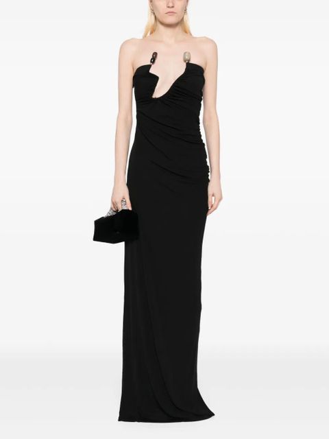 Christopher Esber Odessa arced strapless gown dress - Black - zdjęcie produktu nr 2