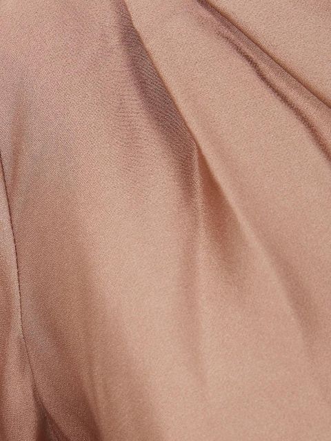 Simkhai draped one-shoulder top - Pink