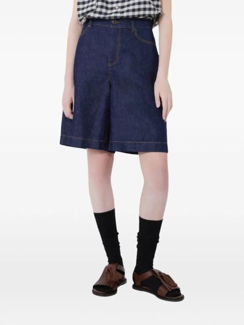 Weekend Max Mara button denim shorts - Blue - zdjęcie produktu nr 2