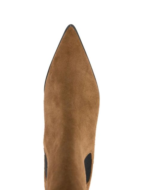 Aeyde 30mm Kiki suede Chelsea boots - Brown