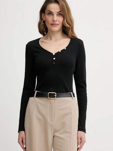 Morgan longsleeve kolor czarny TASTA - zdjęcie produktu nr 1