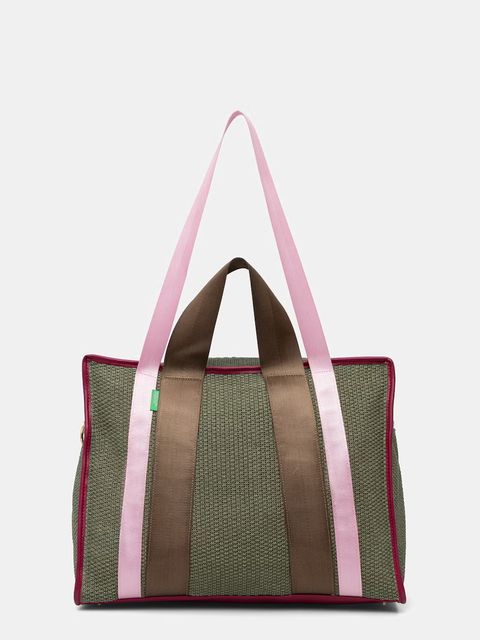 United Colors of Benetton torebka shopper damska pleciona - zdjęcie produktu nr 1