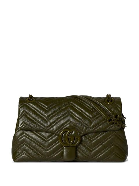 Gucci GG Marmont shoulder bag - Green - zdjęcie produktu nr 1