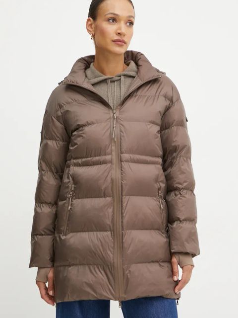 Max Mara Leisure kurtka damska kolor brązowy zimowa 2426486068600