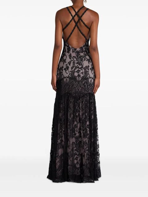ETRO laced dress - Black