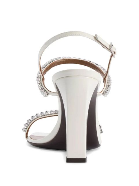 Giuseppe Zanotti 90mm Valentiine Crystal sandals - White - zdjęcie produktu nr 2