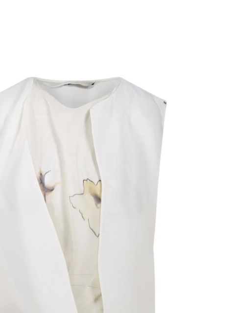 Sportmax floral-print top - Neutrals