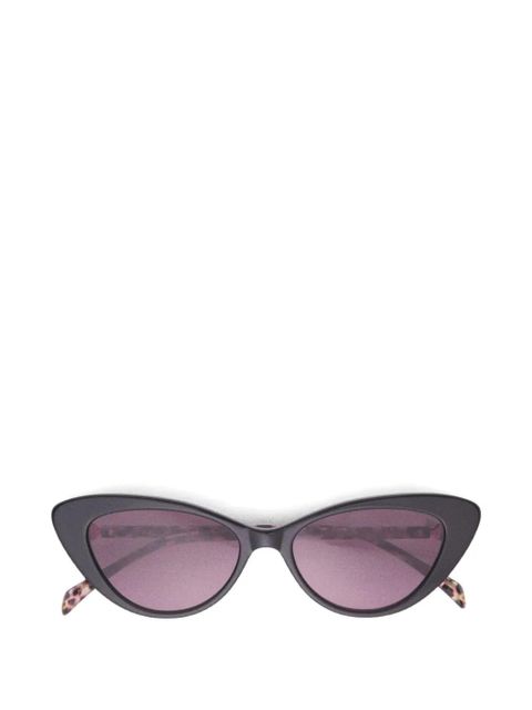Maje animal-print cat-eye sunglasses - Black - zdjęcie produktu nr 1