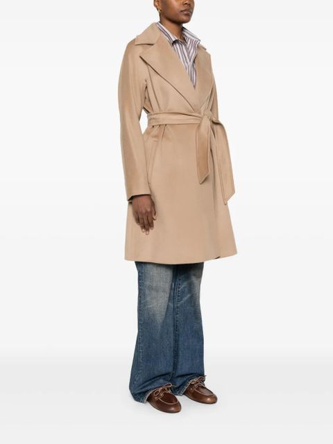 Max Mara virgin-wool trench coat - Neutrals
