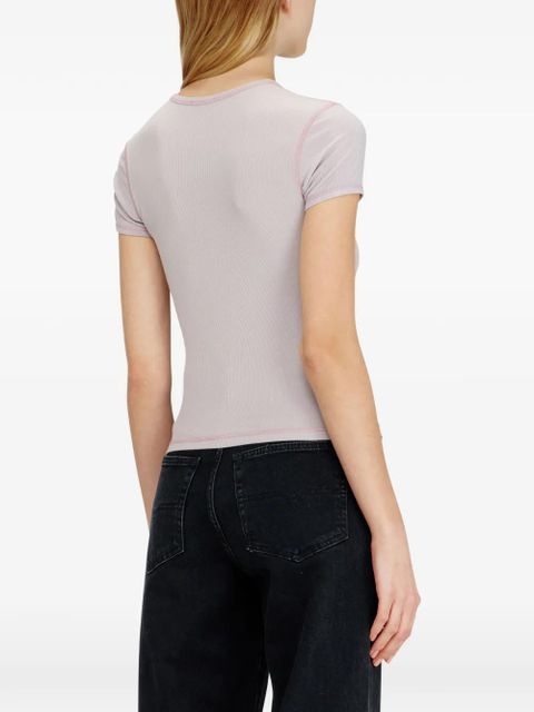 Diesel graphic-print T-shirt - Purple