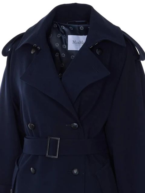 Max Mara belted wool coat - Blue