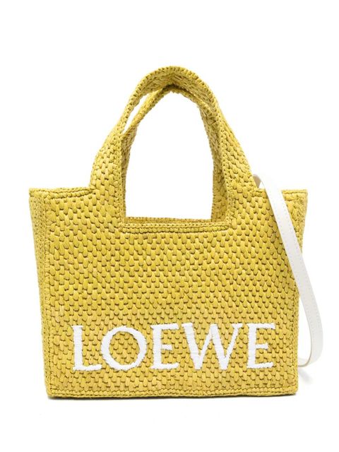 LOEWE small Font tote bag - Yellow - zdjęcie produktu nr 1